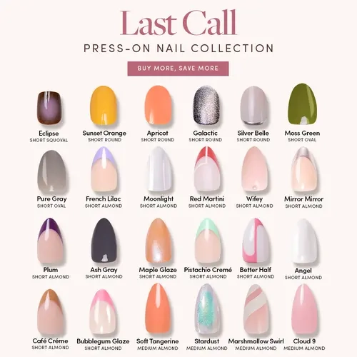 Glamnetic Last Call Press-On Nail Collection