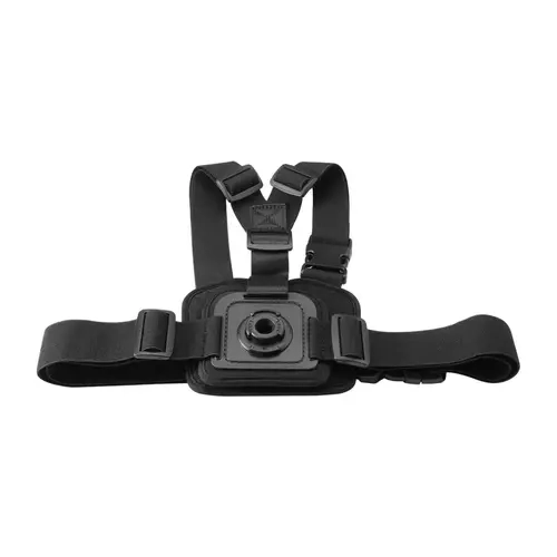 Xtra Cycling Chest Strap Camera Mount - Adjustable Fit Fabric Straps for Hands-Free POV Angle Video, Includes Screw, Compatible with Xtra Series (Edge, Edge Pro, 360, Atto), Ideal for Outdoor Bike Users