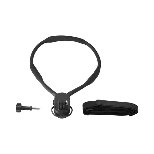 Xtra Silicone Wearable Hanging Neck Mount with Flexible Band - Hands-Free Chest Height POV Video Holder for Xtra Edge Series, Edge Pro, 360, Atto Action Cameras - Ideal for Vlogging, Travel