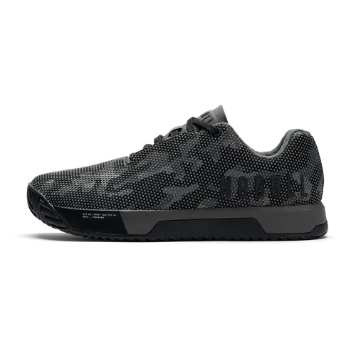 NOBULL Women's Outwork Edge Shoe in Gray Jungle Camo - OG Strength Training Shoe, Durable Gym Trainer, Lifting Sneaker