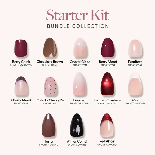 Glamnetic Starter Kit Press-On Nail Bundle Collection