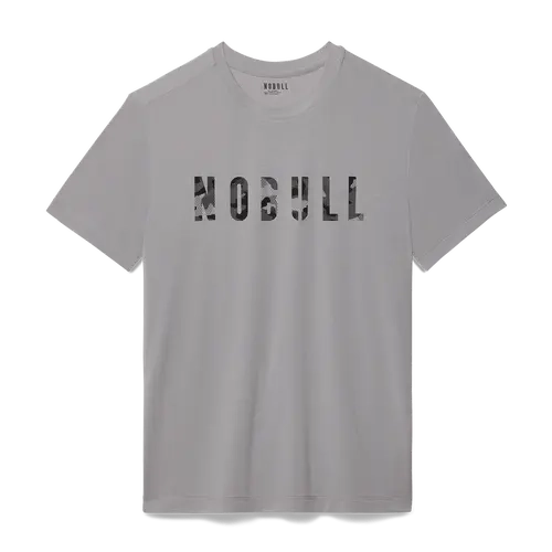 NOBULL Men's  Tee in Gray Camo Fill
