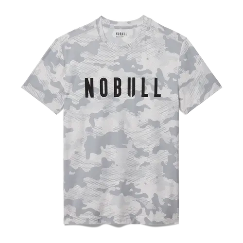 NOBULL Men's  Tee in Light Gray Camo