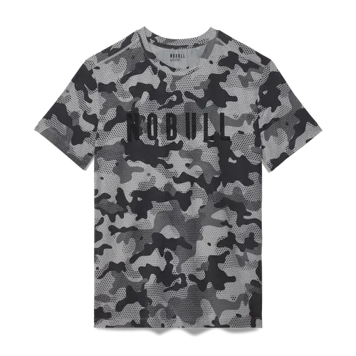 NOBULL Men's  Tee in Dark Gray Camo