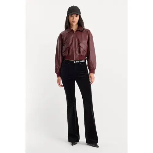 VELVET GOOD LEGS FLARE PANT | BLACK