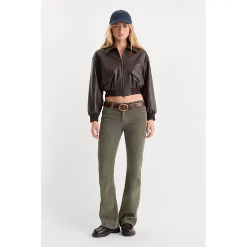 VINTAGE LOW RISE BOOTCUT CORDUROY PANT | WASHED CYPRESS
