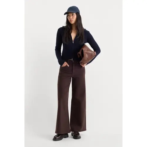 GOOD WAIST PALAZZO ANKLE JEANS | ESPRESSO