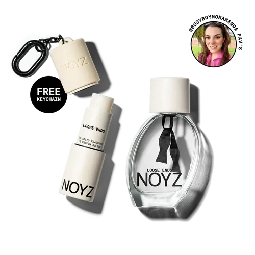 NOYZxAmanda Duo: Loose Ends Eau de Parfum 50mL + Solid Fragrance with Free Bag Charm