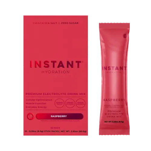 Instant Hydration 10 pk, Premium Salt Electrolyte Drink Mix Sticks, Sugar Free Packets, Flavor Powder