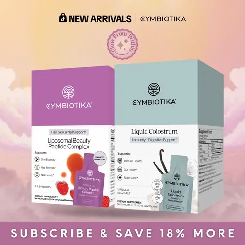TTS Exclusive | Beauty & Immunity Duo | 12*2 Packets | Liposomal Beauty Peptide Complex + Liquid Colostrum | Liquid Collagen for Hair Skin & Nails | Verisol Peptides | Grass-Fed IgG Antibodies | Immune Support, Gut Health & Skin Elasticity | No Mixing