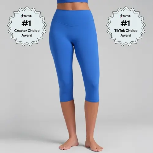 ComfrtCore 2.0 High-Waist Capri 18" | Smooth High-Waisted Capri Leggings With Contoured V Waist