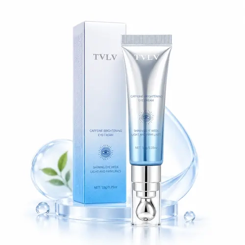 Women's Caffeine Cosmetic Eye Cream - Concentrated Extract, Fine Line Smoothing, Anti-Wrinkles, Firming Lift, Puffiness Relief, Dark Circle Reduction, Elasticity Restoration, Long-Lasting Protection, Targeted Daily-Apply Skincare