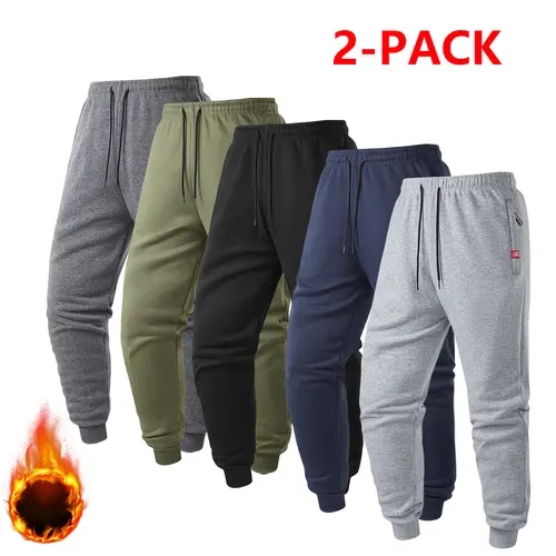 2-pack men’s winter warm long pants, suitable for Christmas and Halloween, great gifts for boyfriends, fathers, and other men