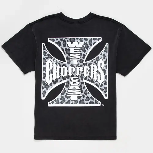 WEST COAST CHOPPERS Leopard Fill Mens Tee
