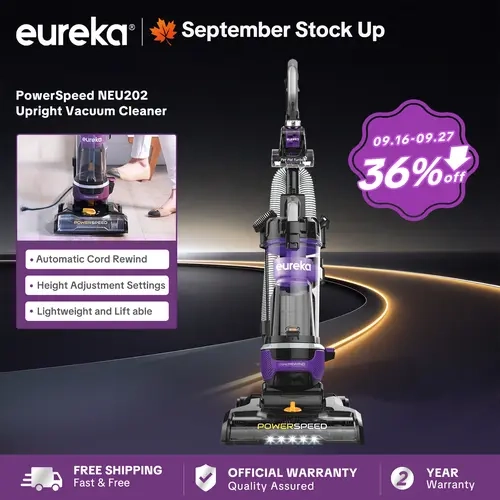 Eureka Vacuum Cleaners for Home, Automatic Cord Rewind, NEU202