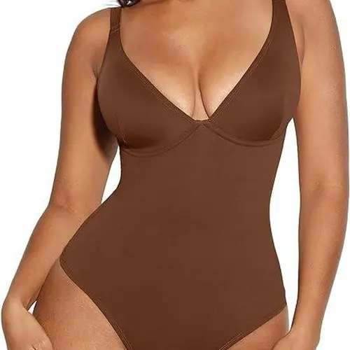FeelinGirl #live Womenswear Bodysuit Nylon Comfort Jumpsuit Thong Basic Fabric dealsforyoudays