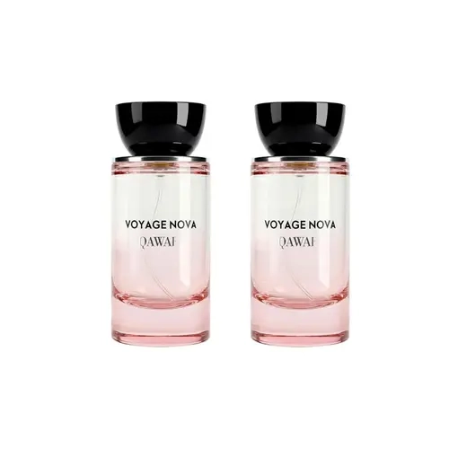 QAWAFI Voyage Nova x 2 | Extrait De Parfum 2 x 50ml | Rose Fruity Floral | Lychee,Rose & Patchouli | 8H+ Long Lasting Perfume for Women sohochic