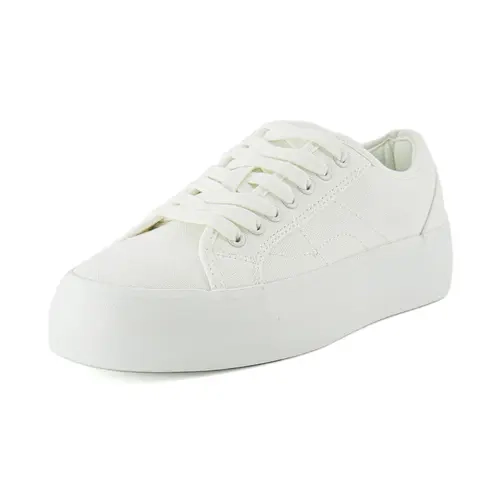 Cushionaire Tag Low Top Canvas Sneakers For Women | Casual Slip On Canvas Sneakers With Memory Foam Padding | Comfortable Everyday Low Top Shoes For Walking And Casual Wear