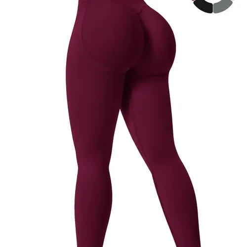 Women’s High Waist Seamless Leggings, Butt Lifting Yoga Pants, Soft Stretch Breathable Workout Tights, Stretchy Gym Pilates Running Cycling Activewear, Casual Daily Travel Fitness Leggings