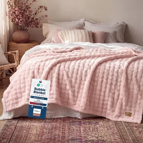 Bedsure Cloud Bubble Blanket for Bed