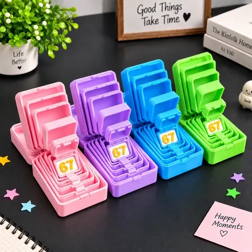 67 Meme Surprise Nesting Gift Box, Multi-Layer 3D Printed Prank Box, Funny Unboxing Gag Gift for Kids & Teens, Birthday & Holiday Gift