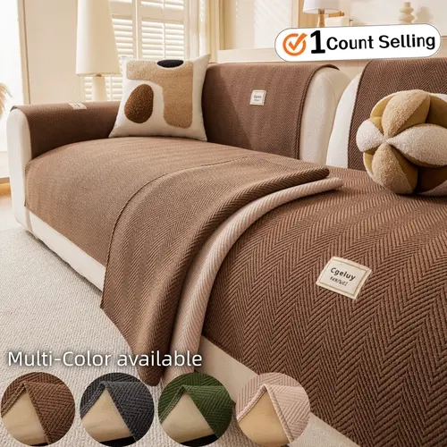 Modern Sofa Cover, Machine-Washable Non-Slip Sofa Pad, 1-Piece Pet-Friendly Furniture Protector, Soft Multicolor Sofa Cover for Sectionals, Loveseats, and 1- to 4-Seater Sofas, Sofa Slipcover