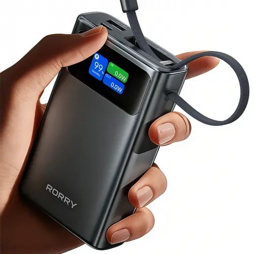 RORRY 20000mAh 45W Portable Charger, Fast Charging Power Bank for iPhone & More techvibes