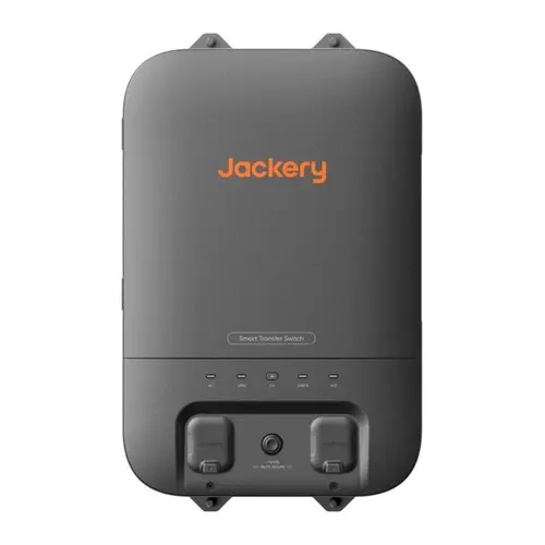 Jackery Smart Transfer Switch,Max. 60 kWh/14400W Only compatible with Solar Generator 5000 Plus, Excluding installation，Automatic 20ms UPS for Emergencies, Power Outages, Off-Grid, EV Charging