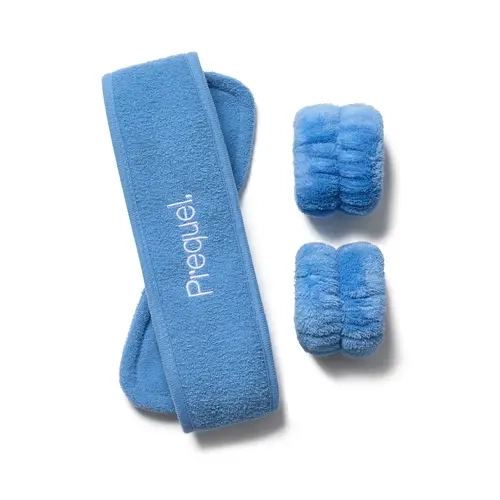Prequel Skincare Headband and Wristbands Set