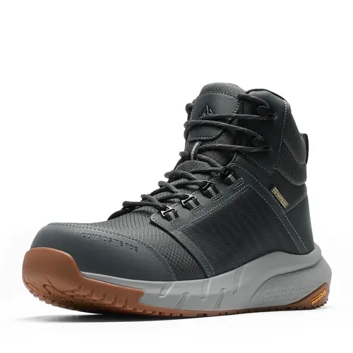 【Fall Deals】NORTIV 8 Men's Waterproof Composite Toe Work Boots Composite Toe Work Boots for Work/Office/Casual With ASTM F2413-24 I/C EH SR Arch Support Breathable Mesh, WorkNano Flex