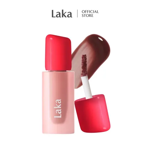 [Laka] [New] Popping Balloon Tint – Mild Plumping for Hydrated, Fuller-Looking Lips in Everyday Brown Shades