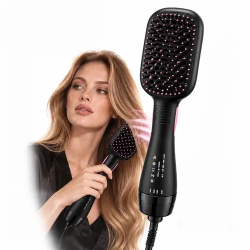 2-in-1 Comfortable Comb Multifunctional Hair Dryer - Fast-Drying Hairstyling Tool, Hot Air Combing Brush for Hairdressing, Straightening Brush Hair Dryers, Back to School Beauty & Personal Care Appliance