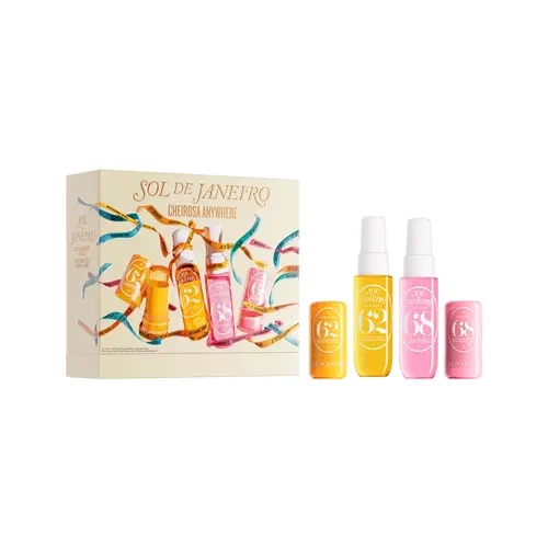Sol de Janeiro Women's Cheirosa Anywhere Holiday Limited Edition Fragrance Set - 30ml Layering-Suitable Long-Lasting Perfumes for Women