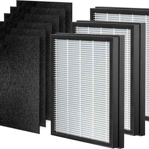 HEAPETS P365 Replacement Filters for P365 Pet Air Purifier, 6 Pre-Filters and 3 HEPA Composite Filters, Genuine Version
