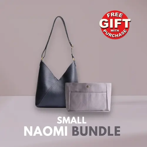 Portland Leather Naomi + Canvas Purse Organizer Small Bundle