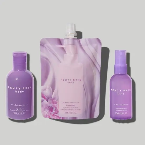 Fenty Skin The Driplets Mini Body Wash, Milk + Mist Set