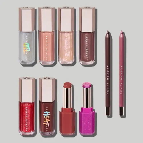 The Fenty Beauty Lip Vault 10-Piece Lip Gloss + Liner Set