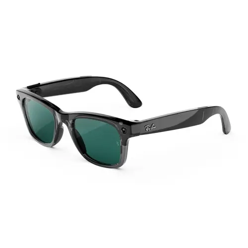 Ray-Ban Meta (Gen 3) Wayfarer Transparent Black Transitions® Aquamarine Lenses