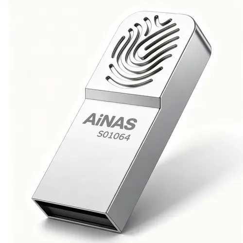 FUNNYPANDA AiNAS Network Attached Storage (NAS) for Home Use, Compatible with PC+Smartphone & USB Flash Drives, AI Photo Album, Remote Access, Lossless Sharing, QR Code Scan Support
