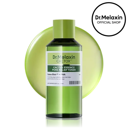 [Auction] [Dr.Melaxin Official] CACTOX Essence Pore Relief Toner with Cactus Cooling for Rough Skin Texture & Dehydrated Pore Care