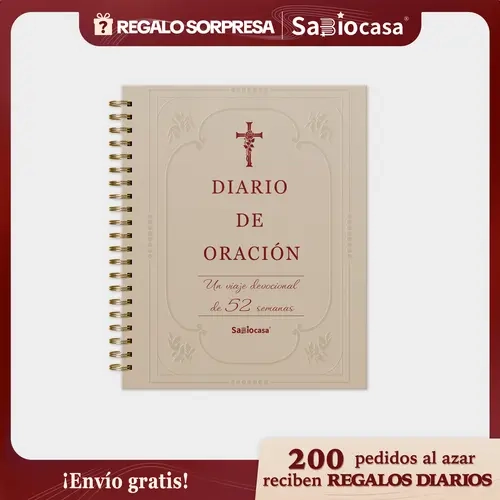 DIARIO DE ORACIÓN | Un Viaje Devocional de 52 Semanas | Diario Cristiano de Oraciones, Reflexión y Gratitud | Un Año Caminando con Dios