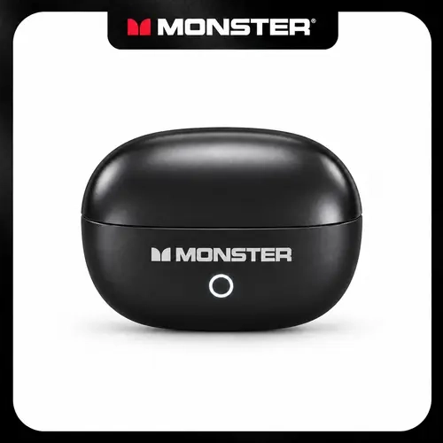 Monster Airstar Mini Sleep Earbuds - True Wireless Bluetooth 6.0 Earbuds Bluetooth, In-Ear Wireless Earbuds with ANC, White Noise, Soft Silicone Comfort Fit, Smart App EQ, 360° Stereo Sound, 4H Playtime for Side Sleepers