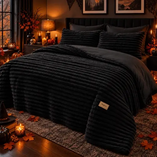 【Halloween Gift】Bedsure 2-in-1 Comforter Set ,  6 Pieces, All Season , Gentlesoft 2 in 1 Comforter Set