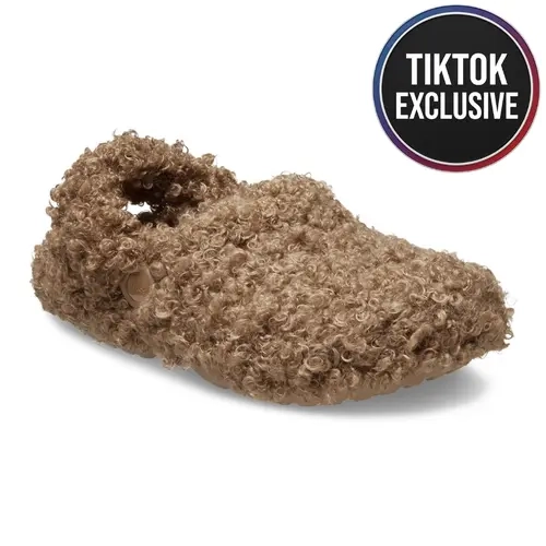Crocs Adult Classic Animal-Lined Clogs - Footwear, Fuzzy House Slippers for Women and Men, Clogs for Women