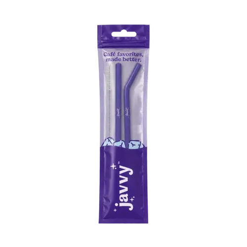 Javvy Purple Straw Set