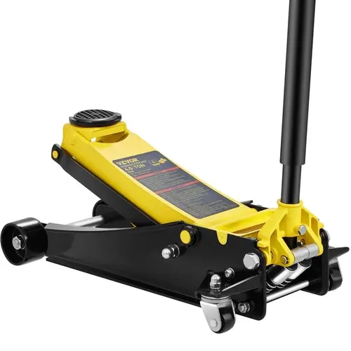 【Auction】【Fallpicks】VEVOR Low Profile Floor Jack, Heavy-Duty Steel Construction, Dual Piston Rapid Pump, Portable Mechanic Tools for Automotive Wheel Maintenance, Super Brand Day
