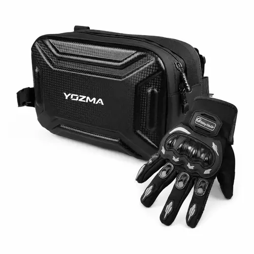 Yozma IN10 Cycling Bag+ Black L Size Gloves Bundle (Do Not Purchase. This Item is a Free Gift )