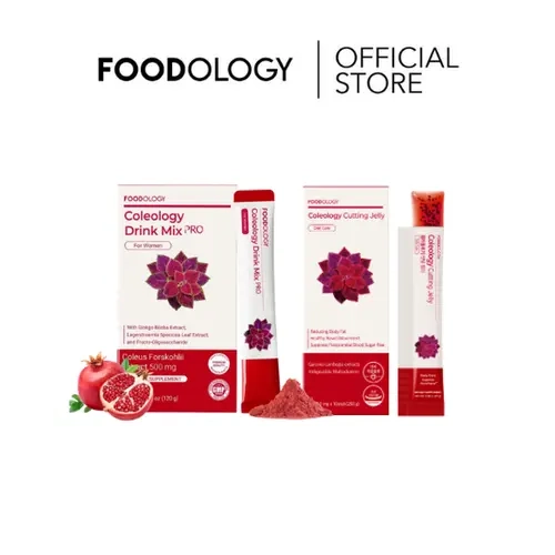 [FOODOLOGY] Red Sip & Chew | Coleology Cutting Jelly + Drink Mix PRO | 2-Product Bundle