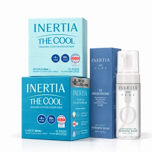 [Fresh & Clean Odor Care Bundle] Cooling Pads(Regular or Super) + Prebiotic & Probiotic Feminine Wash