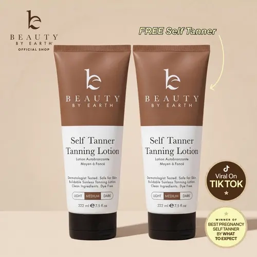 Beauty by Earth Self Tanner Body Lotion (+Free Self Tanner Body Lotion)